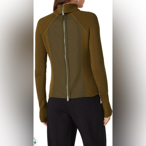 GUC KF KaufmanFranco- Zip Back Turtleneck in Color Camel. Size M - Picture 4 of 11